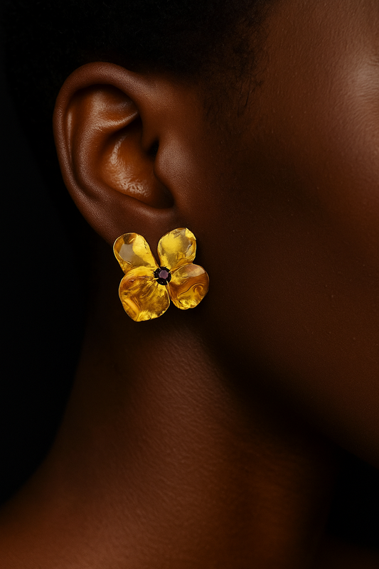 Brincos Hortênsia Solar