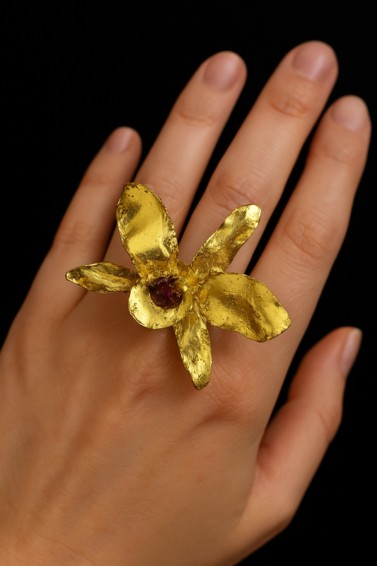 Anel Orquídea Berry