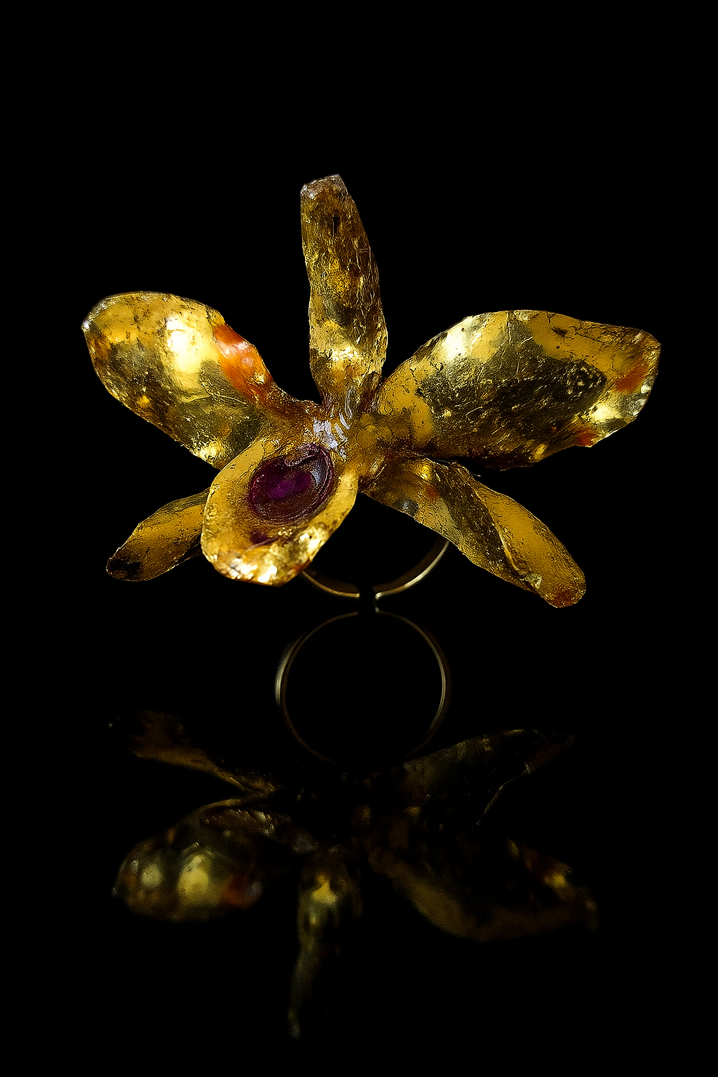 Anel Orquídea Berry